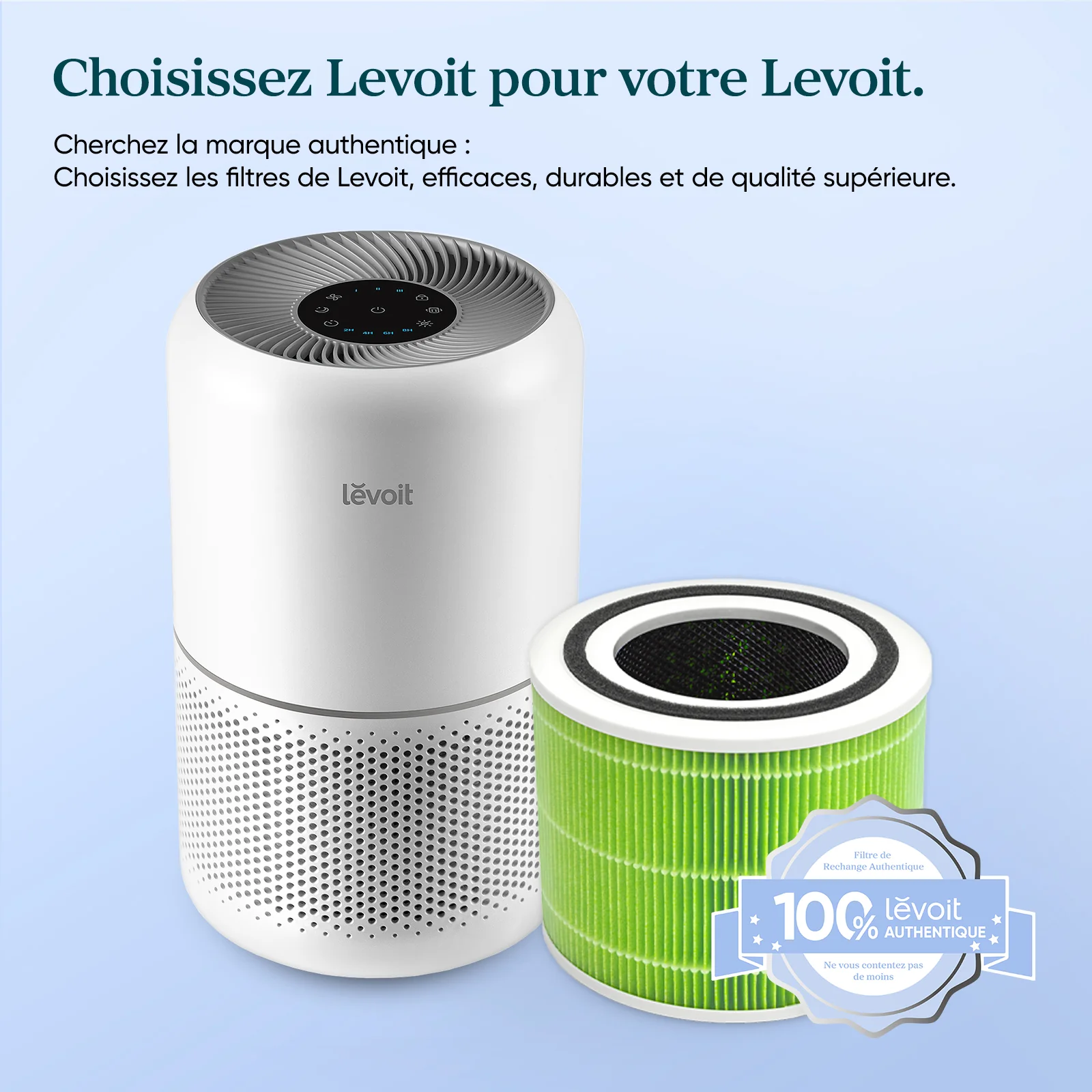 Filtre de remplacement antibactérien pour Levoit Core 300 - Image 5
