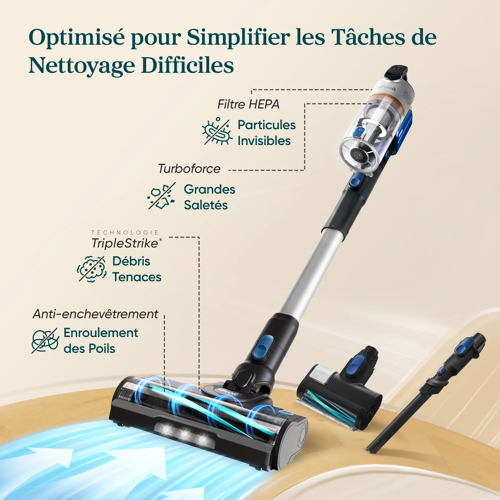 Levoit aspirateur sans fil LVAC 300 - Image 7