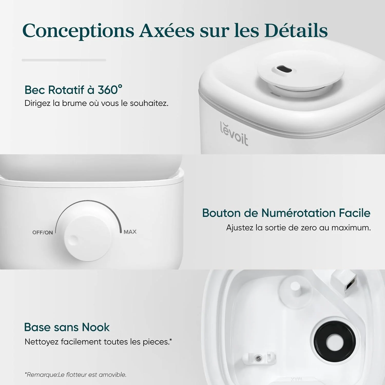 Humidificateur d’air à ultrasons Levoit Classic 160 - Image 8