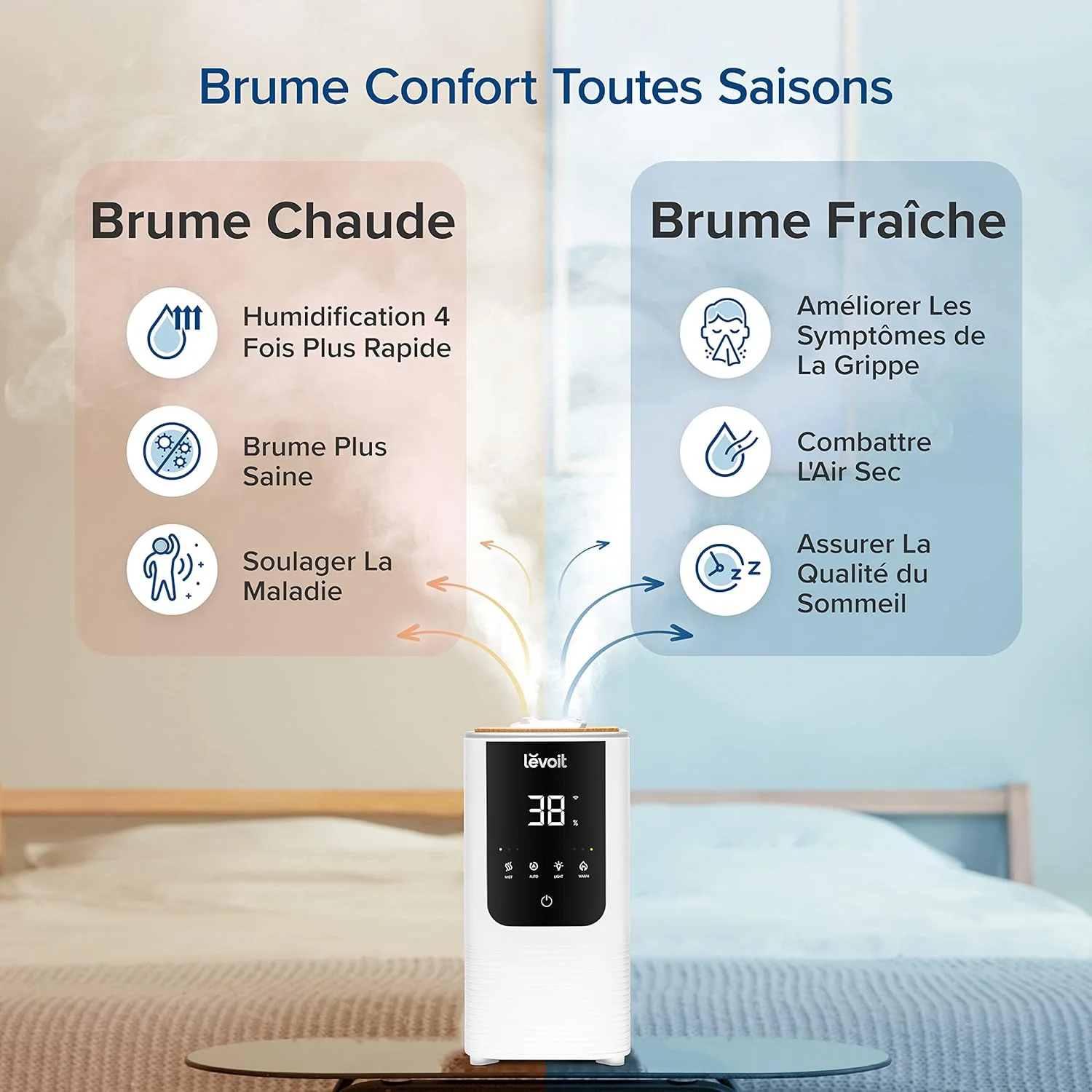 Levoit humidificateur d’air Oasismist 450S - Image 3