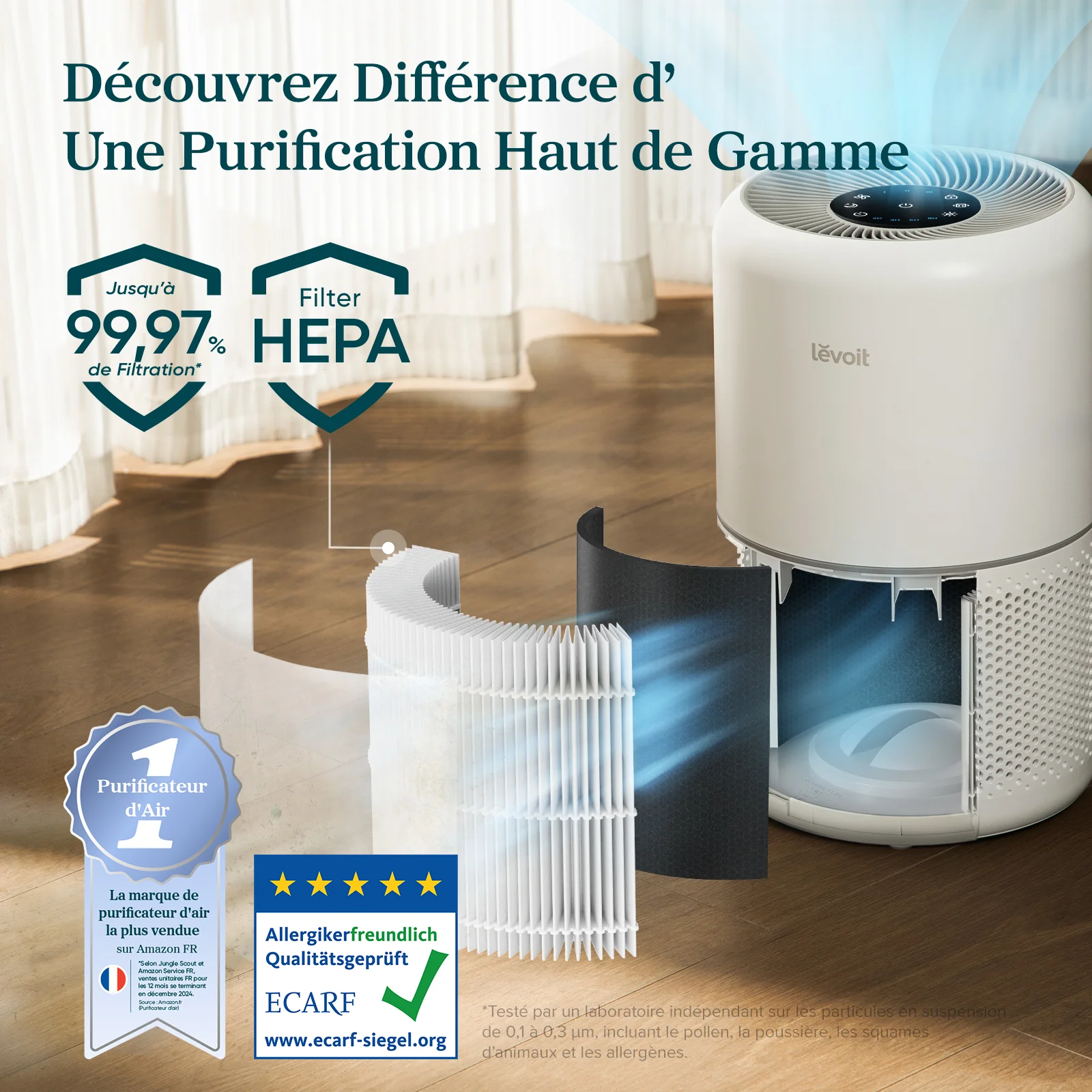 Levoit purificateur d'air Core 300S - Image 5